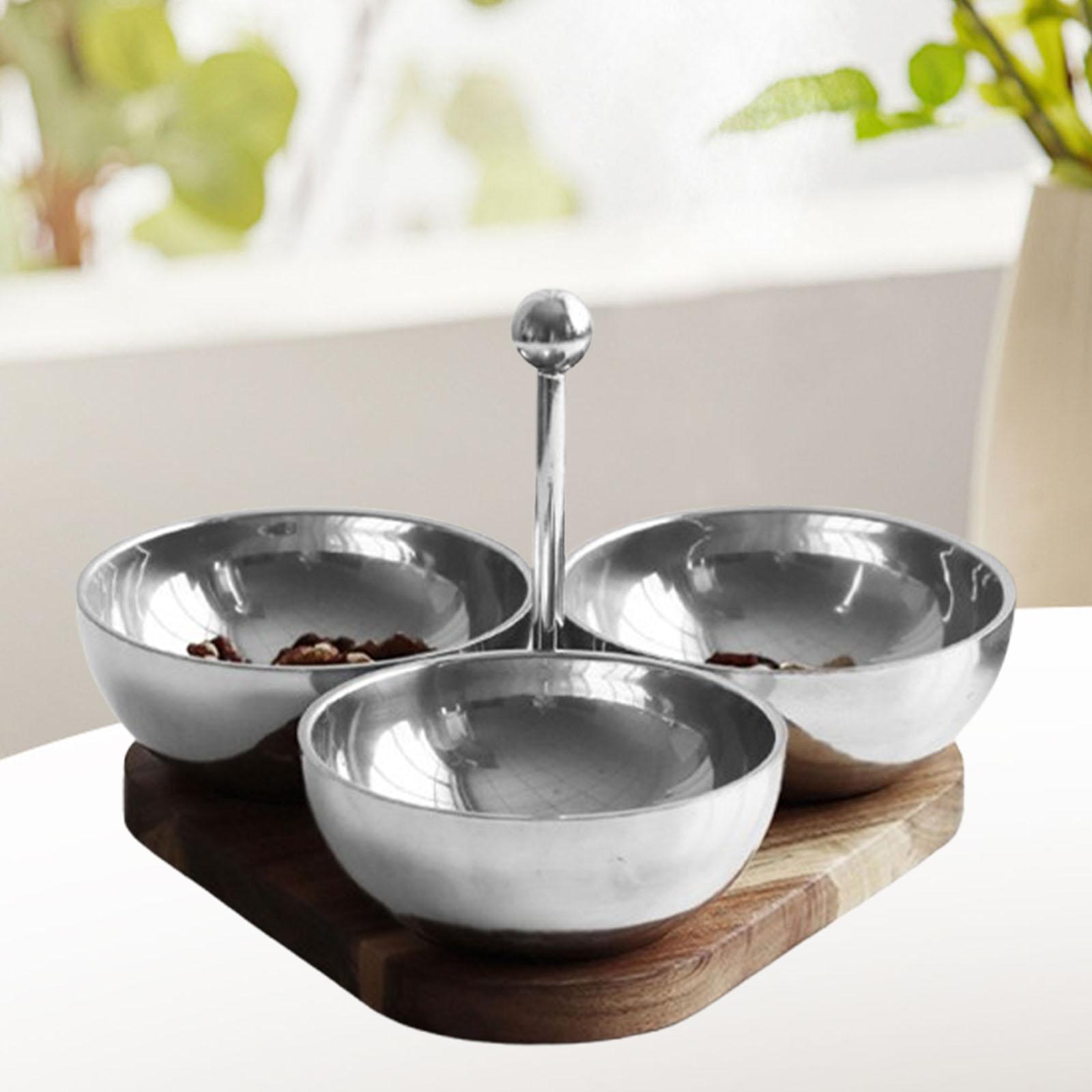 Wooden Serving Tray - Serving Bowls with Wooden Tray Candy