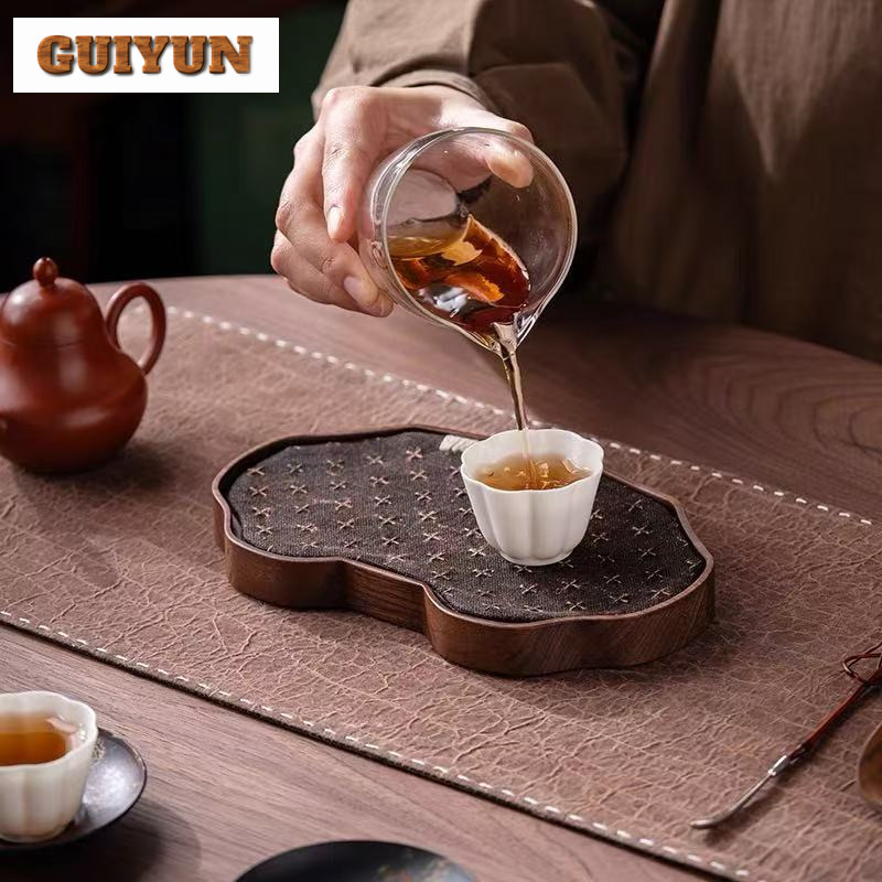 Black Walnut Small Tea Tray Sn - Wooden Serving Tray recensione e prezzo