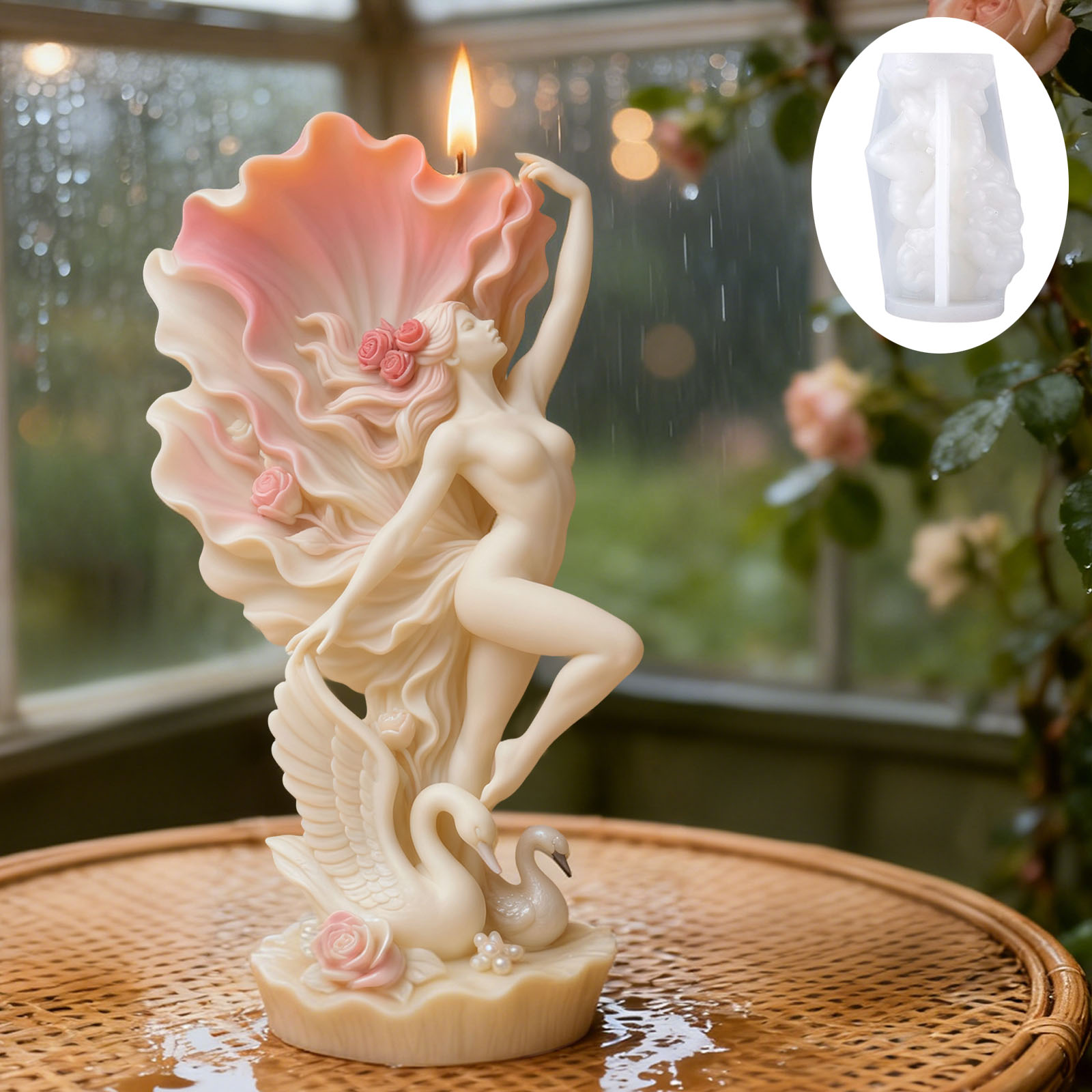 Elegant Swan Dancer Candle Mol - Scented Candle Luxury recensione e prezzo