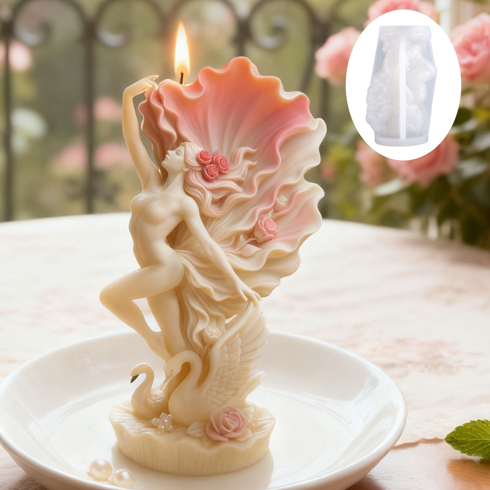 Elegant Swan Dancer Candle Mol - Scented Candle Luxury recensione e prezzo