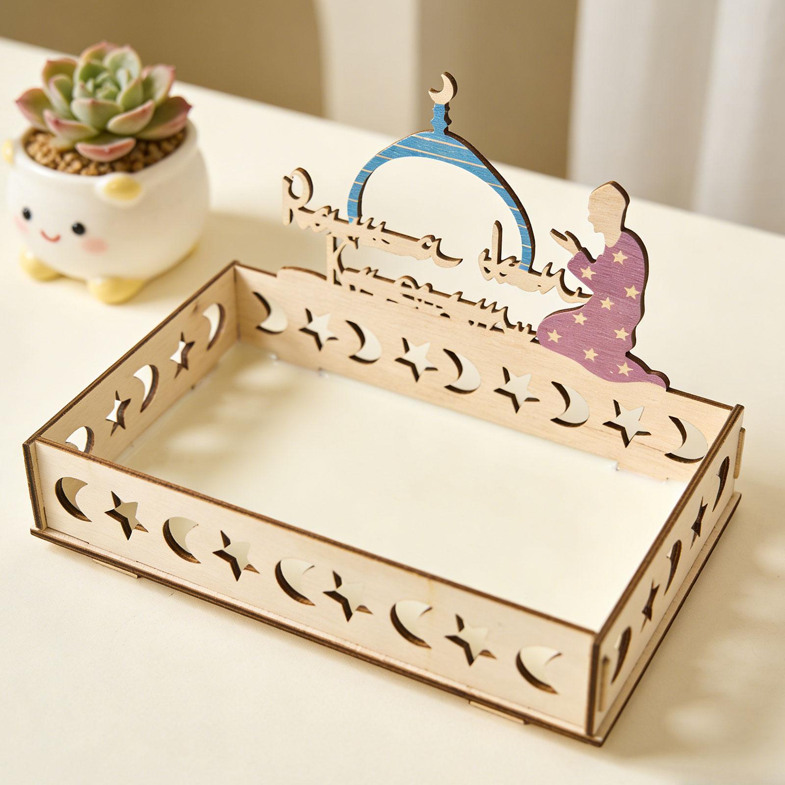 Islamic Moon Star Wooden Tray  - Wooden Serving Tray recensione e prezzo