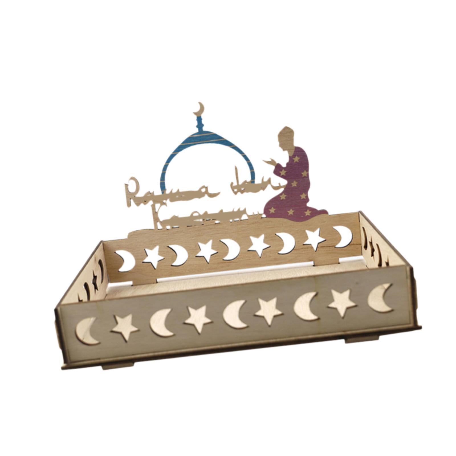 Islamic Moon Star Wooden Tray  - Wooden Serving Tray recensione e prezzo