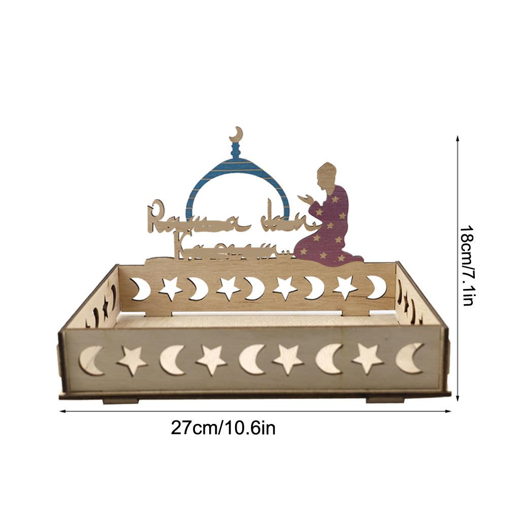 Islamic Moon Star Wooden Tray  - Wooden Serving Tray recensione e prezzo