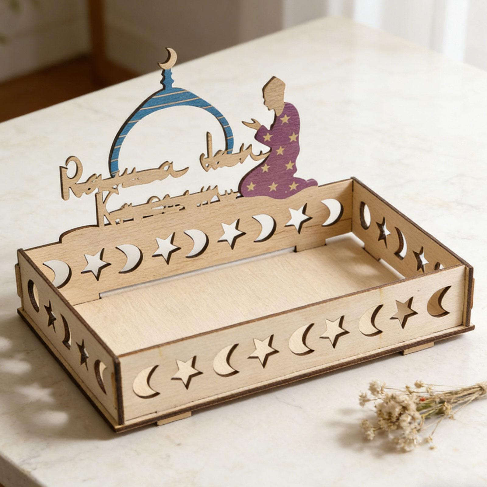 Islamic Moon Star Wooden Tray  - Wooden Serving Tray recensione e prezzo