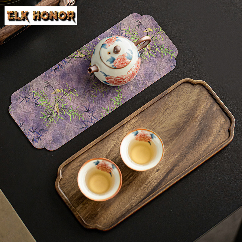 Retro Walnut Solid Wood Pot Be - Wooden Serving Tray recensione e prezzo