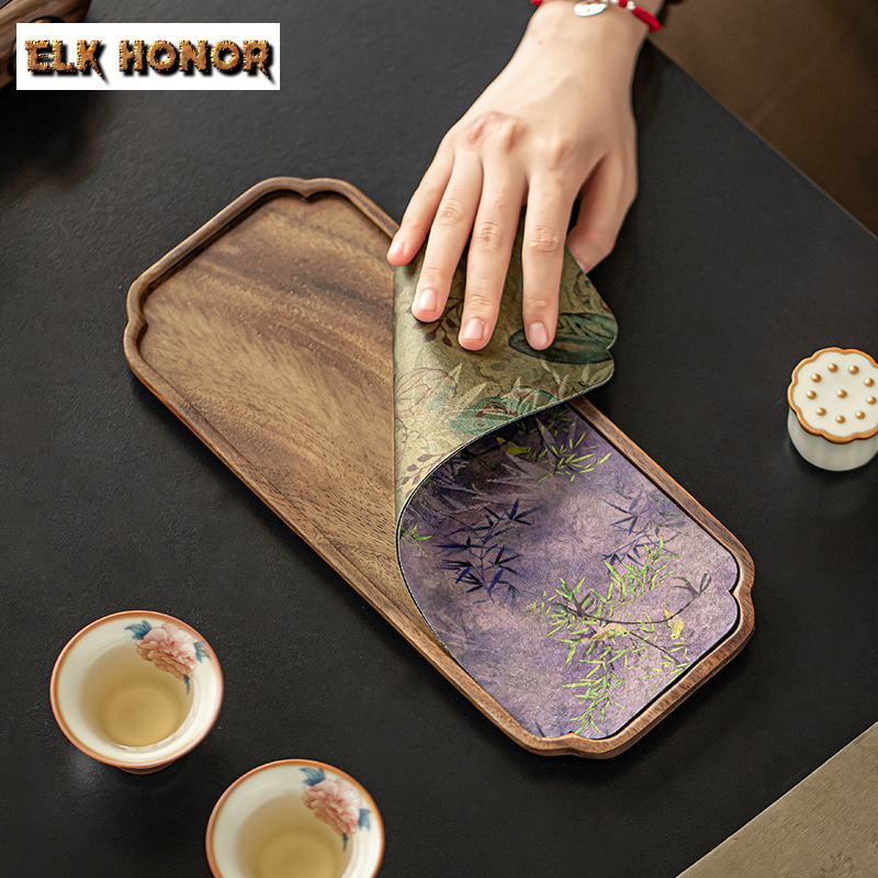 Retro Walnut Solid Wood Pot Be - Wooden Serving Tray recensione e prezzo