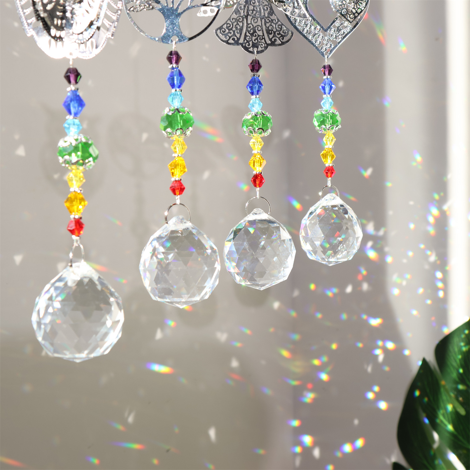 Crystal Sun Catcher Metal Piec - Crystal Ball Decor recensione e prezzo
