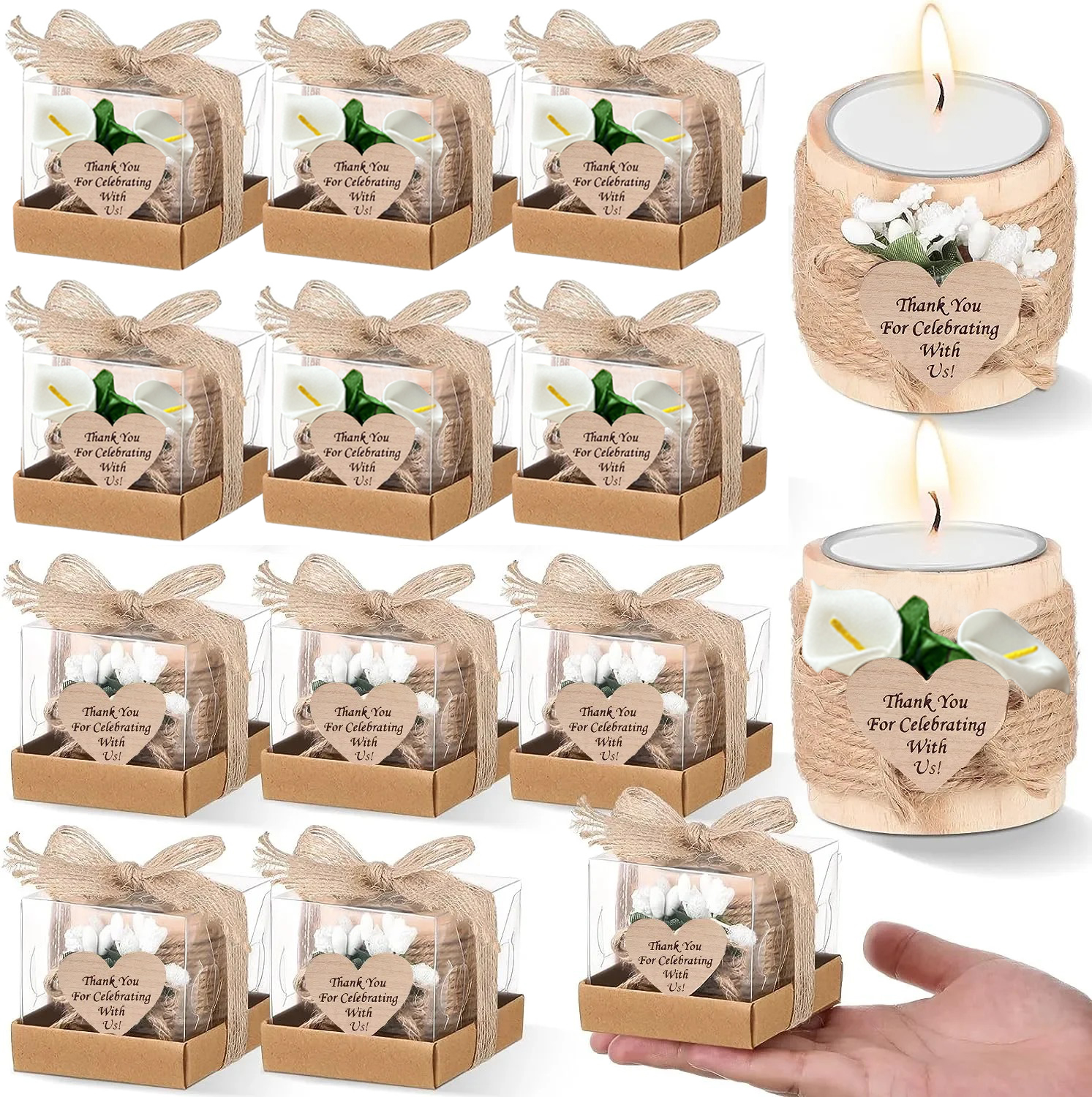 6/12/24PCS Guest Gift Candle f - Scented Candle Luxury recensione e prezzo
