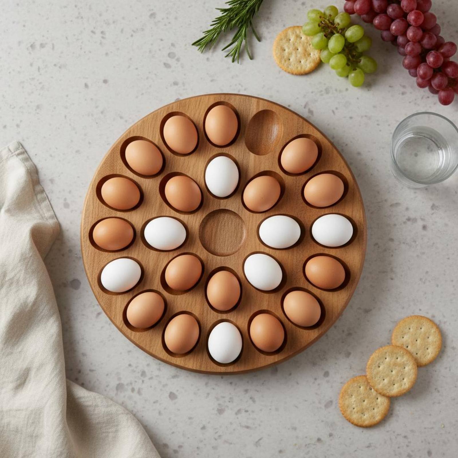 Reversible Wooden Oval Tray Na - Wooden Serving Tray recensione e prezzo