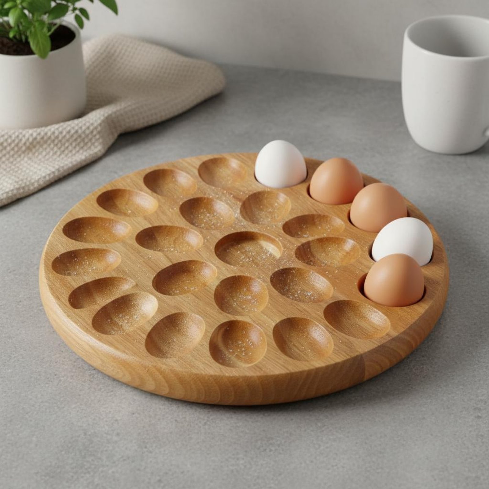 Reversible Wooden Oval Tray Na - Wooden Serving Tray recensione e prezzo