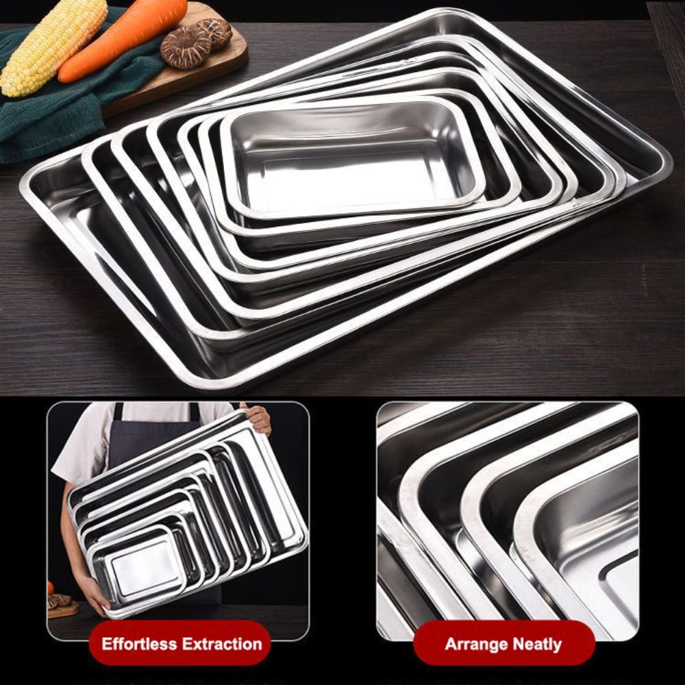 New Stainless Steel Tea Tray R - Wooden Serving Tray recensione e prezzo