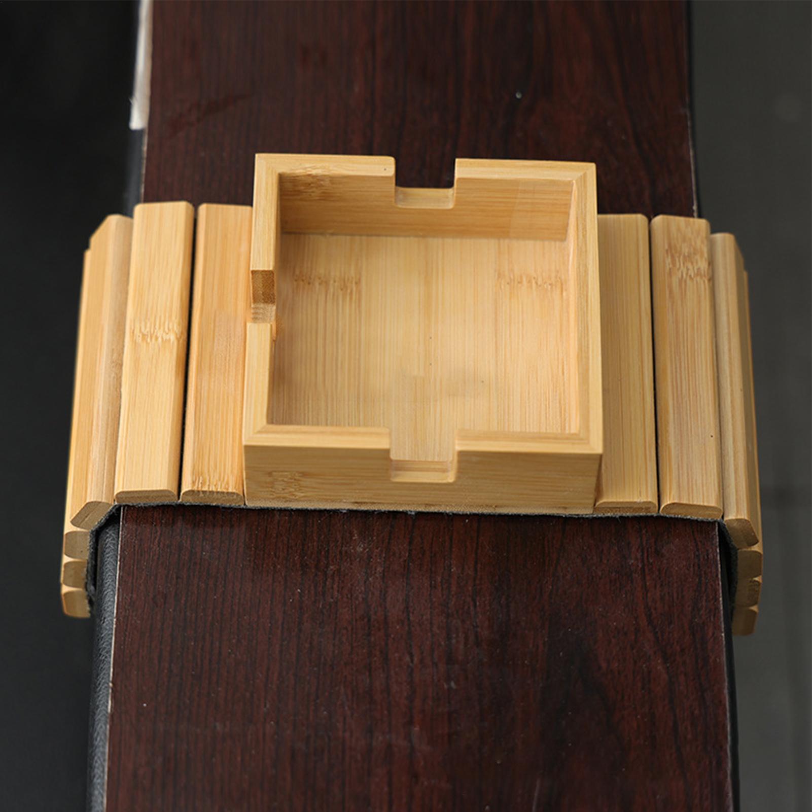 Couch Cup Holder Wood Sofa Arm - Wooden Serving Tray recensione e prezzo