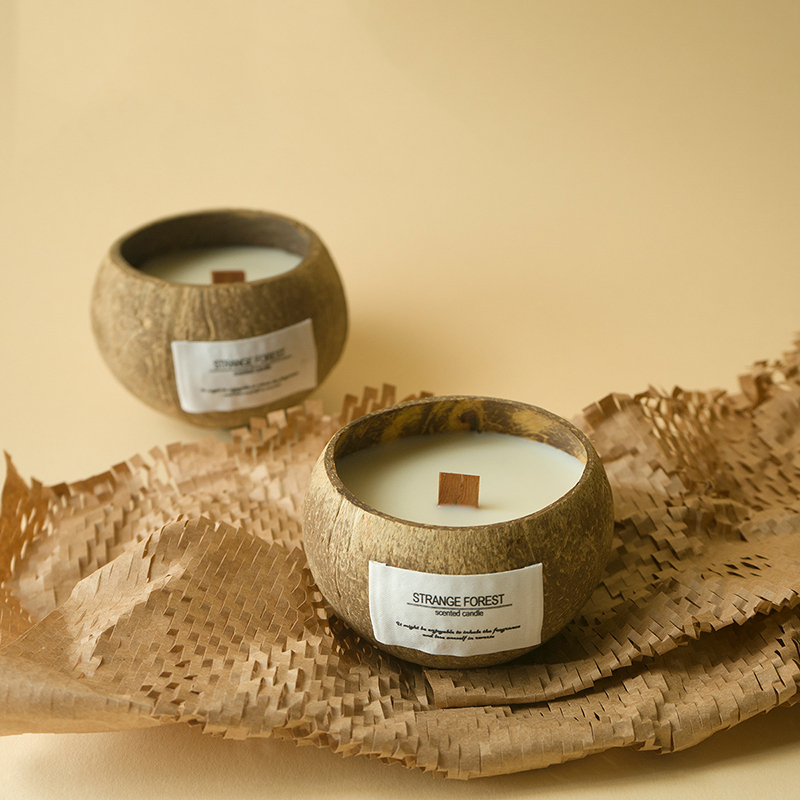 Coconut Shell Aromatherapy Can - Scented Candle Luxury recensione e prezzo