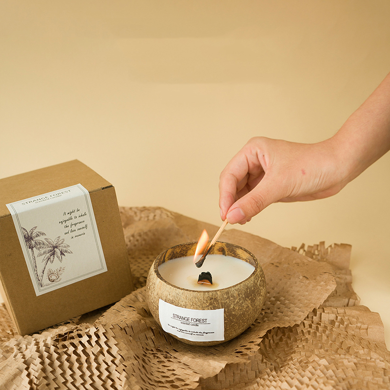 Coconut Shell Aromatherapy Can - Scented Candle Luxury recensione e prezzo