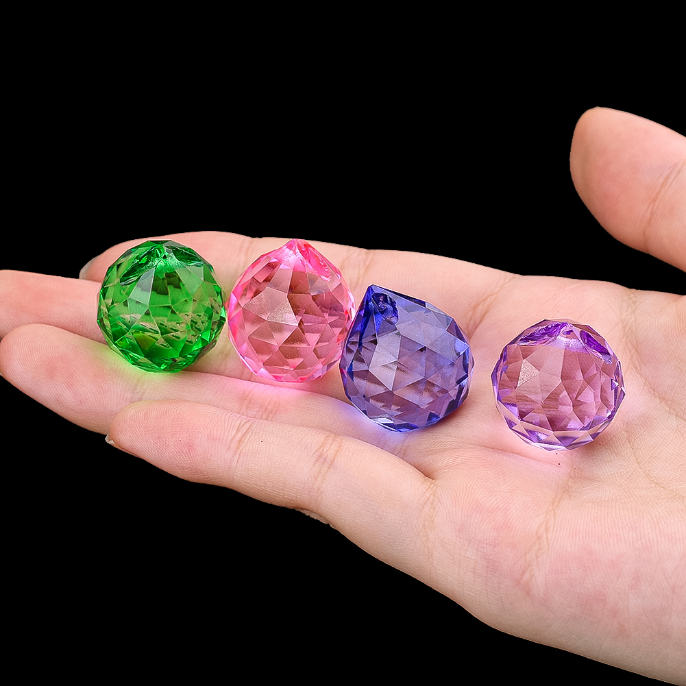 6pcs 20mm K9 Crystal Glass Bal - Crystal Ball Decor recensione e prezzo