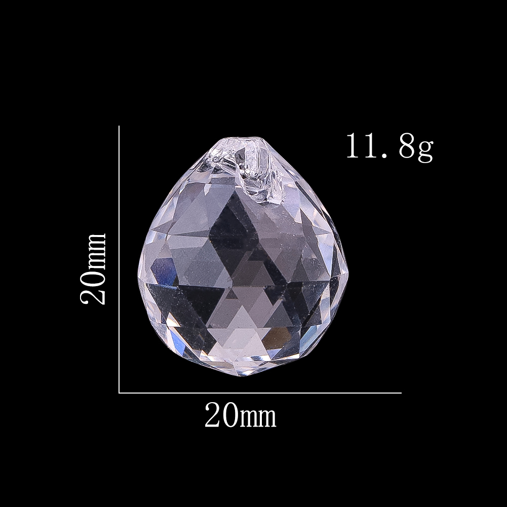 6pcs 20mm K9 Crystal Glass Bal - Crystal Ball Decor recensione e prezzo