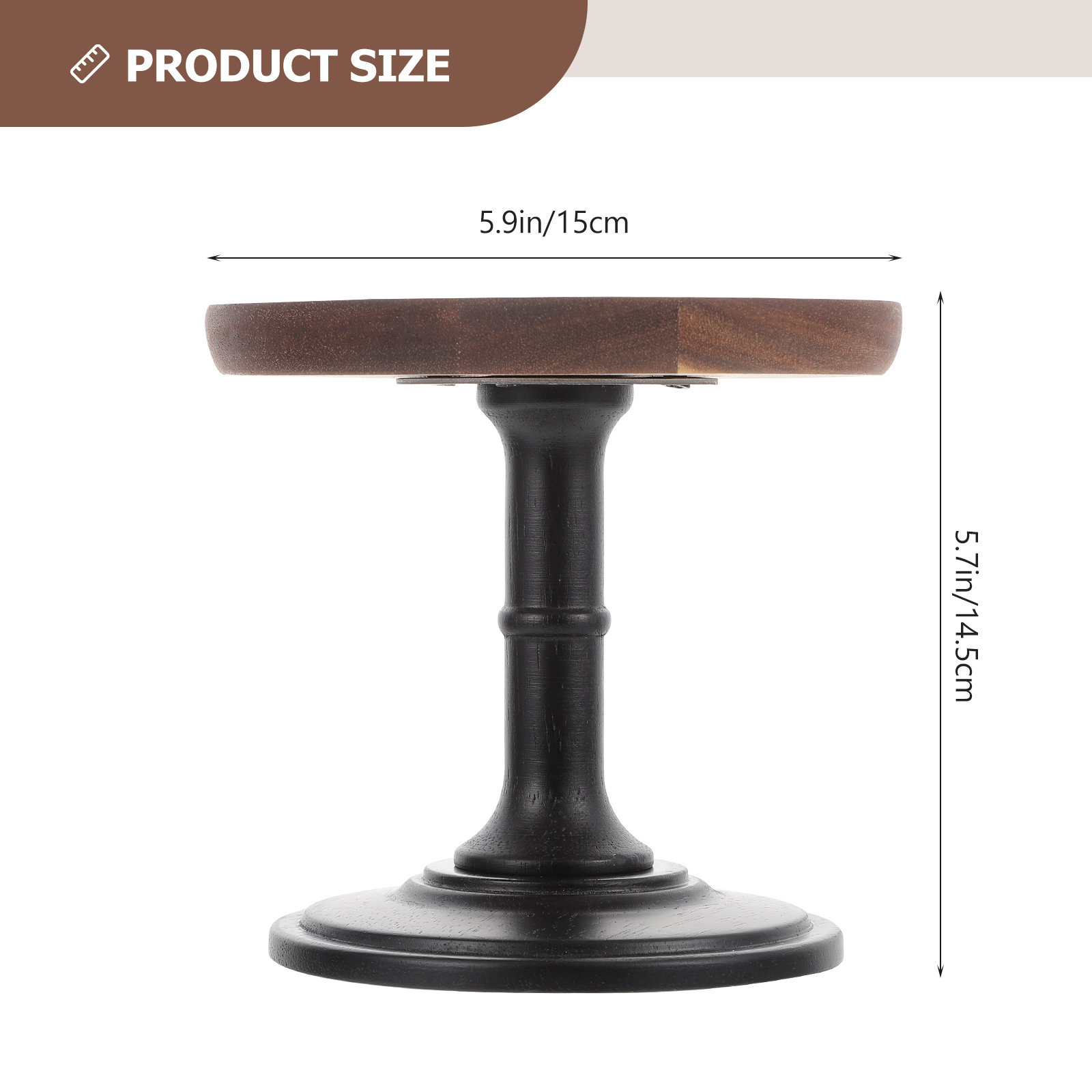 High Base Wooden Cake Stand El - Wooden Serving Tray recensione e prezzo