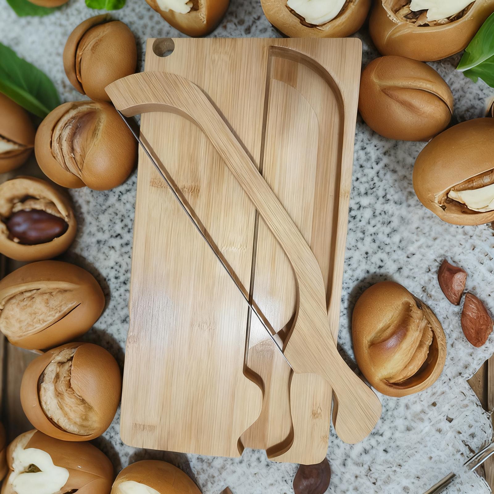 Bread Cutter For Sourdough Por - Wooden Serving Tray recensione e prezzo