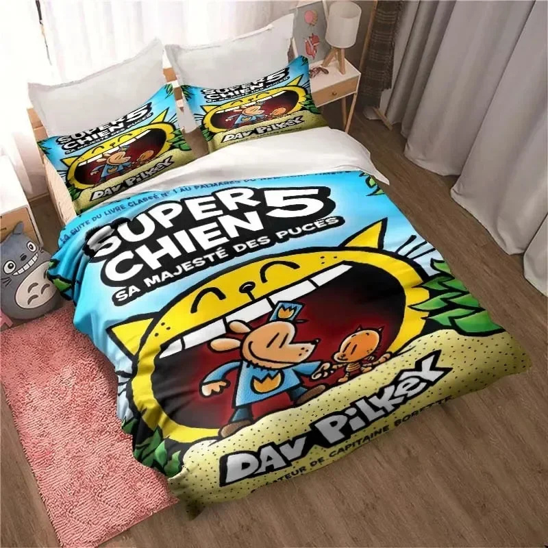 DOG MAN Cute Cartoon Pattern P - Linen Duvet Cover recensione e prezzo