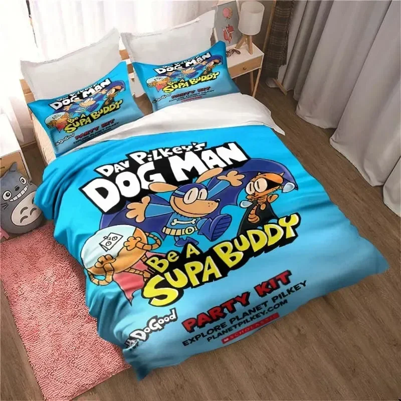 DOG MAN Cute Cartoon Pattern P - Linen Duvet Cover recensione e prezzo
