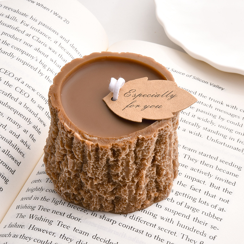 Tree Stump Candle Set Gift Cre - Scented Candle Luxury recensione e prezzo