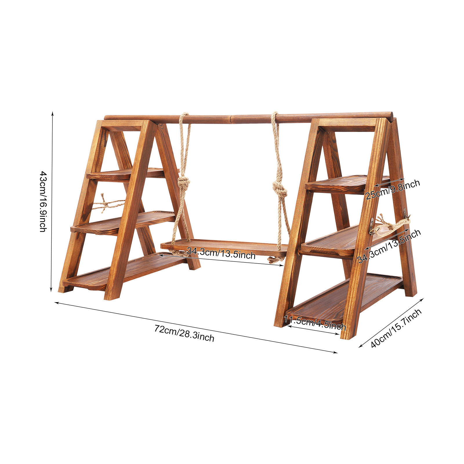 Wooden 3 Tier Cupcake Stand wi - Wooden Serving Tray recensione e prezzo