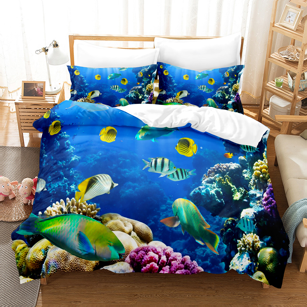 3D Print Undersea World Bed Li - Linen Duvet Cover recensione e prezzo