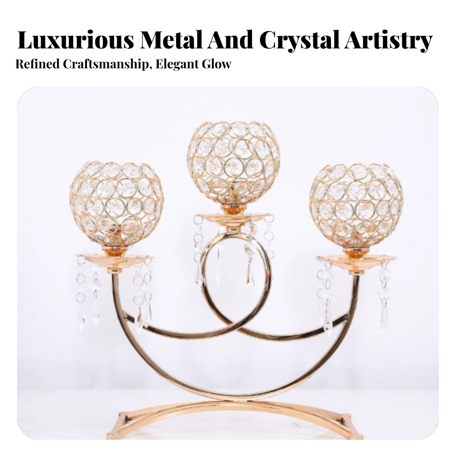 Vintage Metal Candle Holder, E - Crystal Ball Decor recensione e prezzo