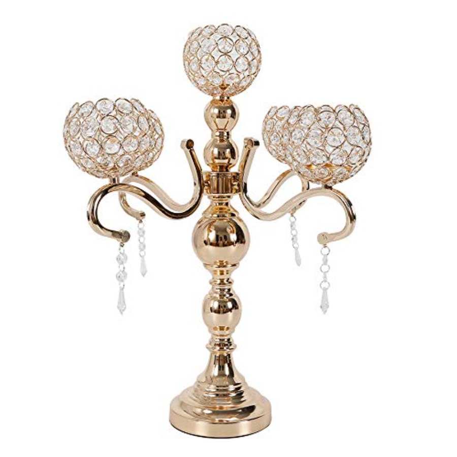 5 Arms Candle Holder for Weddi - Crystal Ball Decor recensione e prezzo