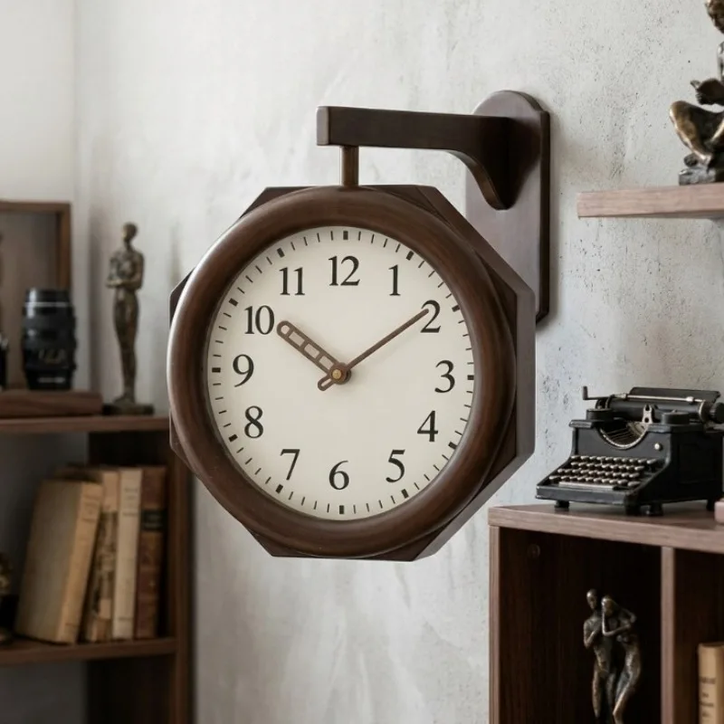 Wooden Wall Clock Retro Luxury - Luxury Lifestyle Furniture recensione e prezzo