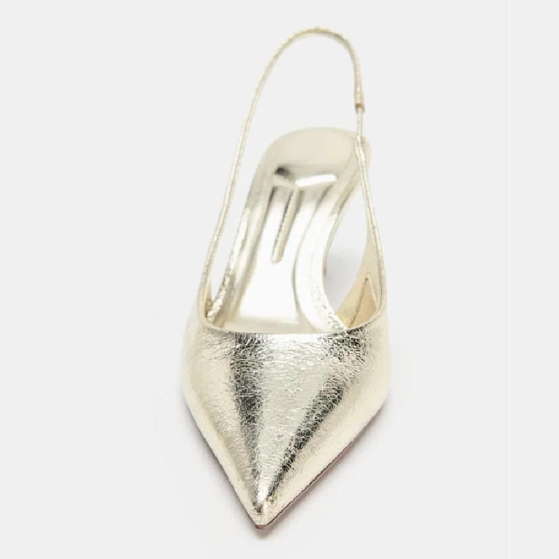 Sexy Pointed Toe Gold Designer - Luxury Lifestyle recensione e prezzo