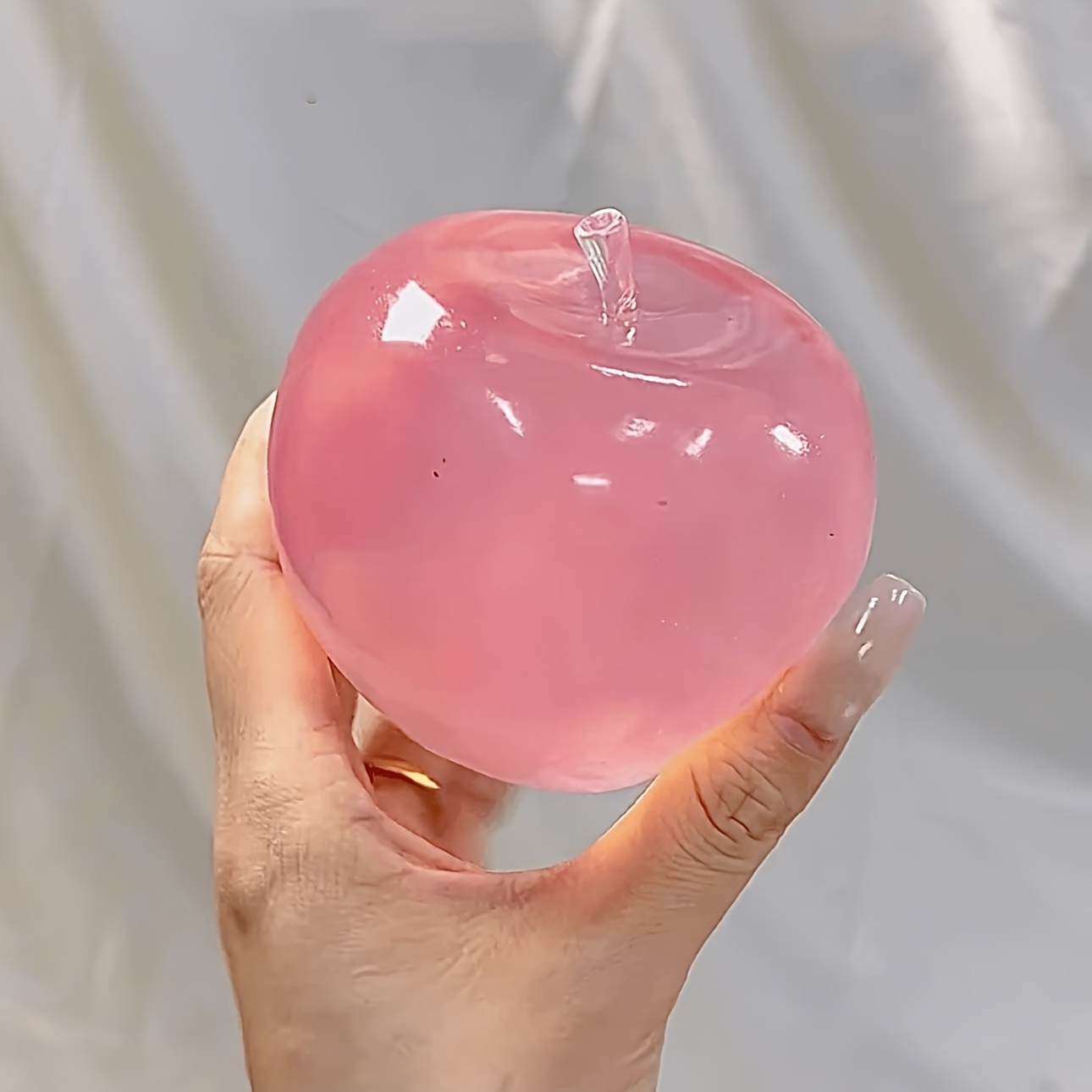 Cute Pink Apple Squishy Toy: C - Crystal Ball Decor recensione e prezzo